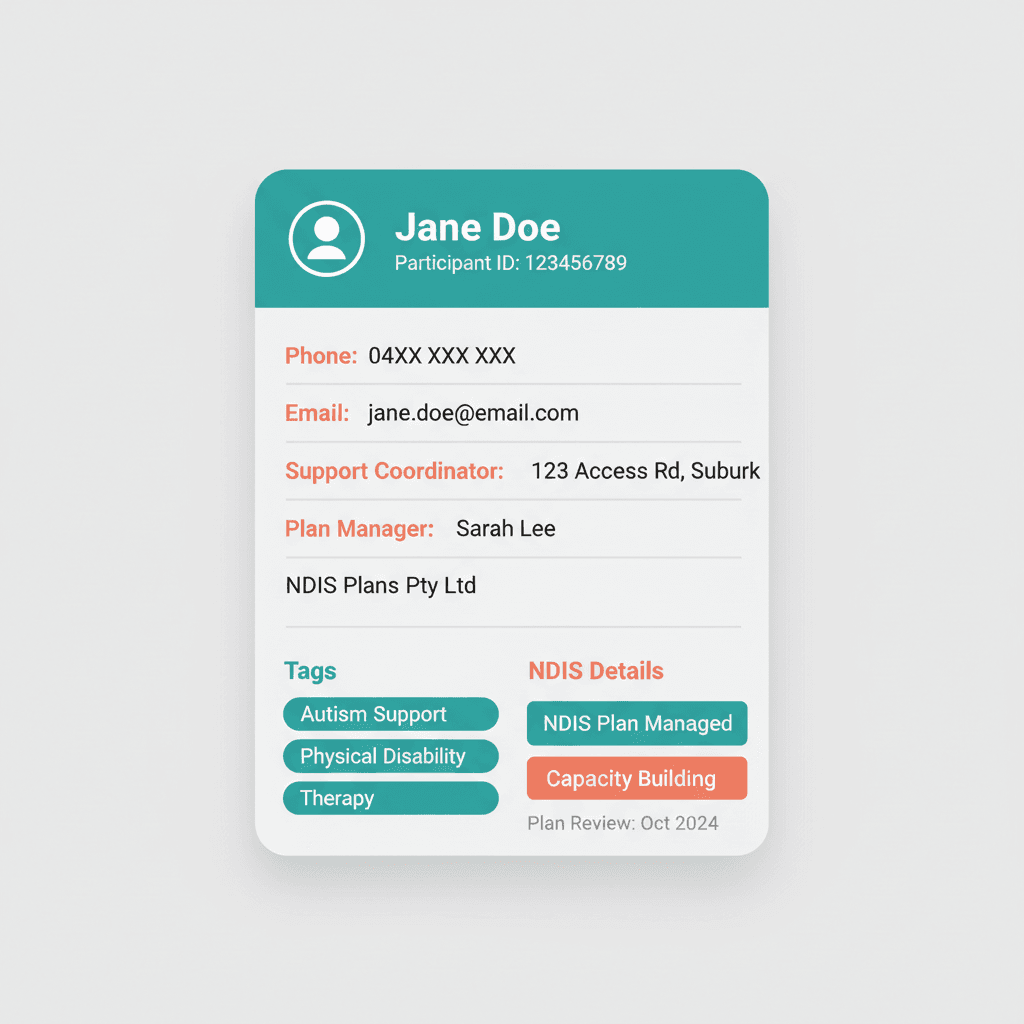 CRM segmentation view showing filtered contact lists